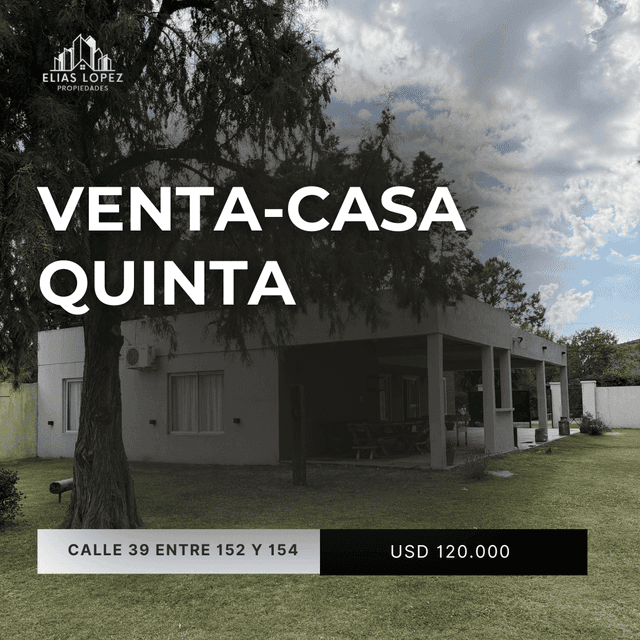 Casa Quinta en Venta Calle 39 entre 152 y 154